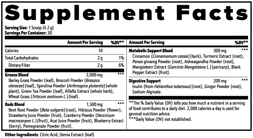 T2 Daily Greens Superfood