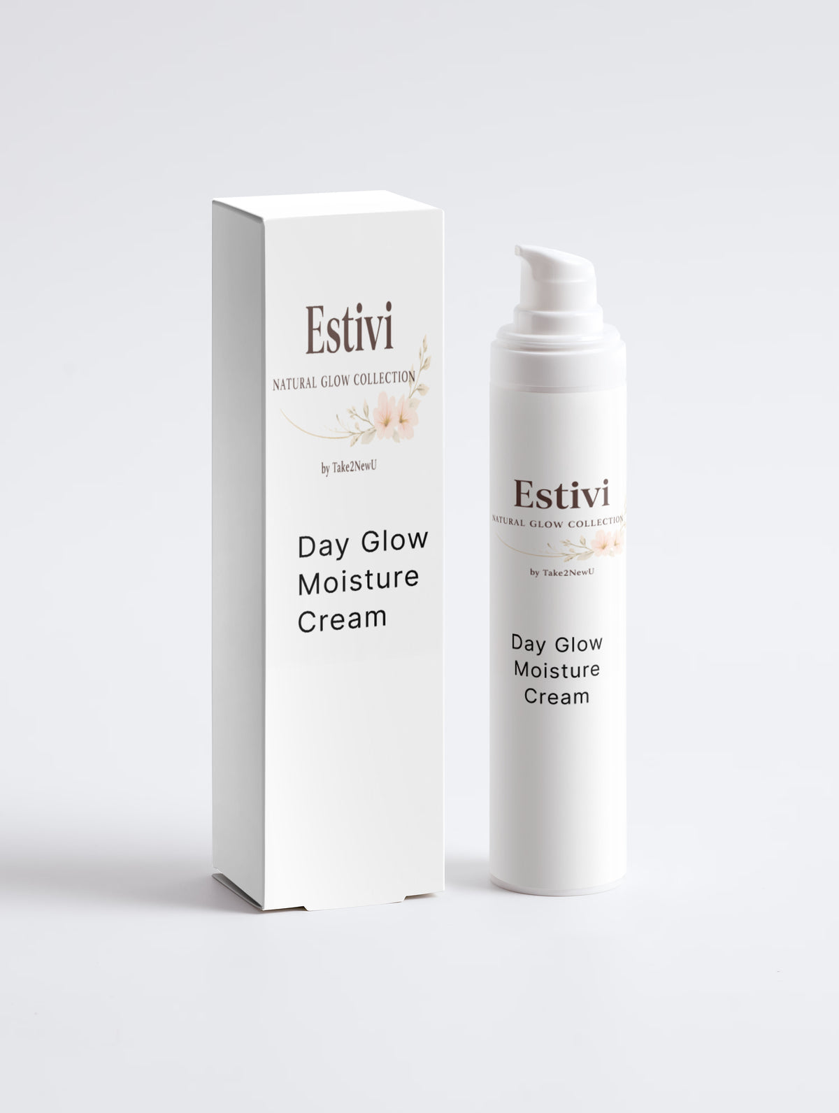 Estivi Day Glow Moisture Cream with matching branded box